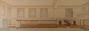 1920s Vintage Deco Architectural Interior Rendering