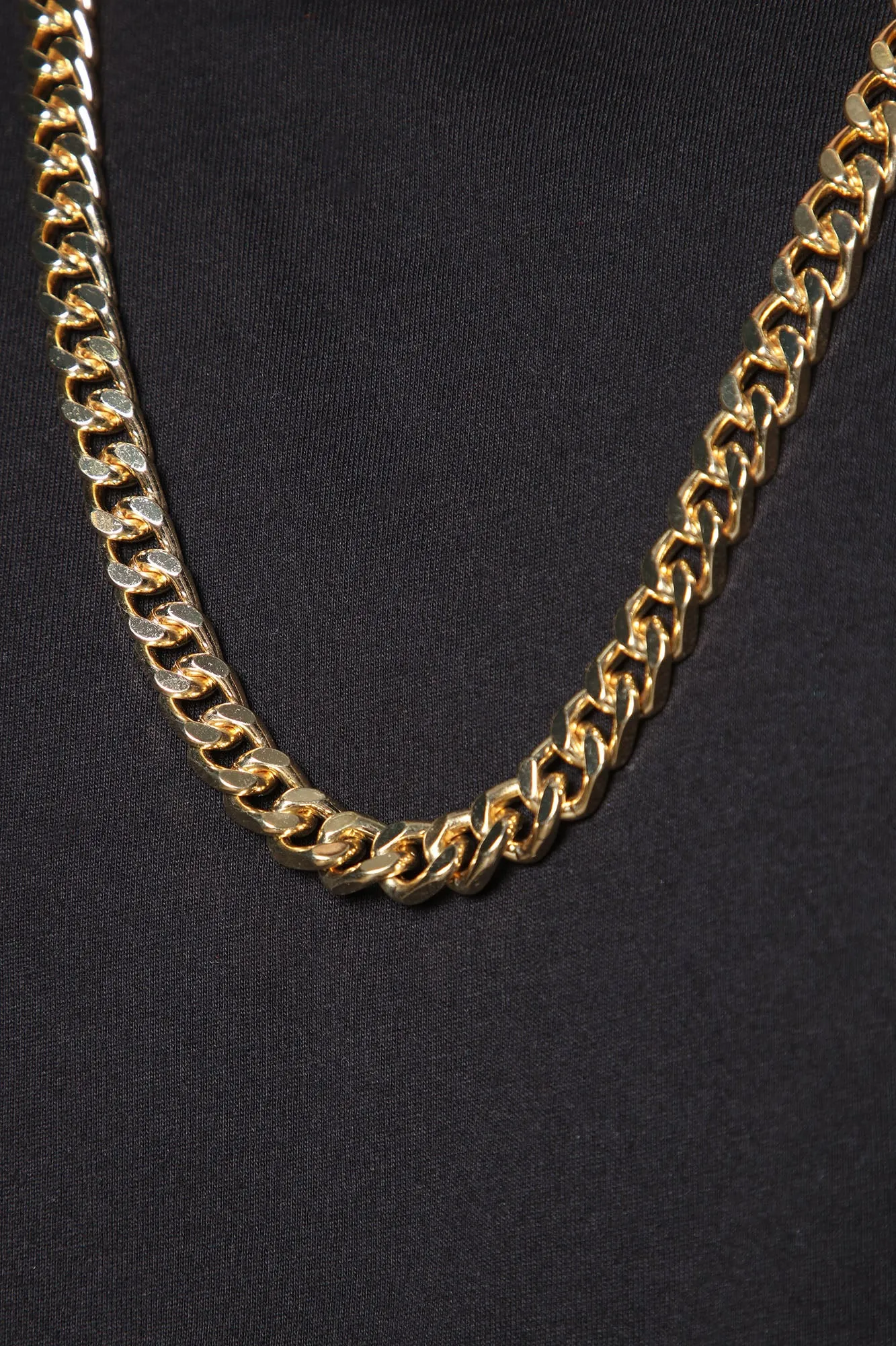 30″ Joe's Cuban Link Chain Necklace - Gold