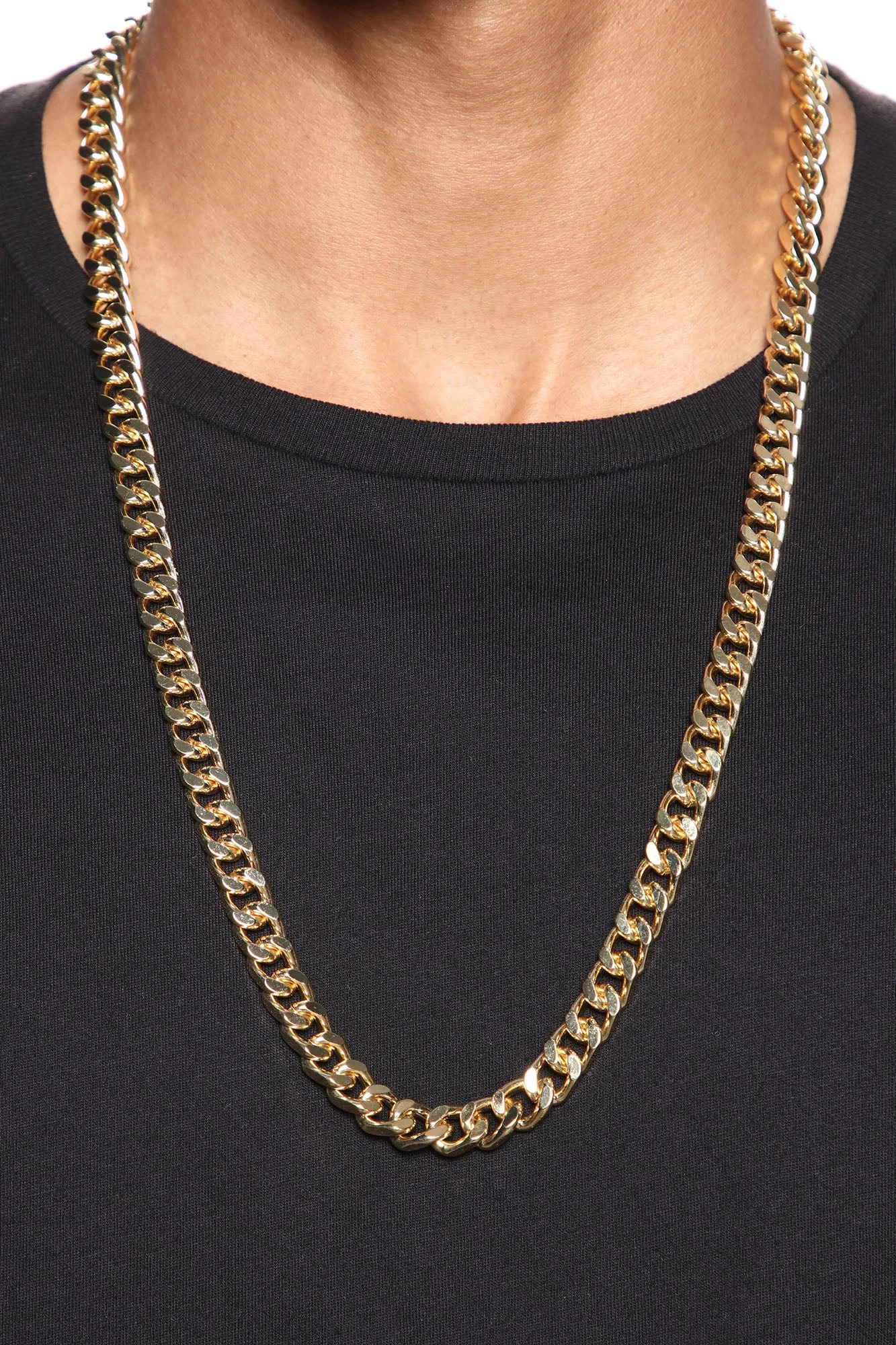 30″ Joe's Cuban Link Chain Necklace - Gold