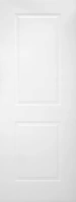 30x80 2 Panel Hollow Core Door in White