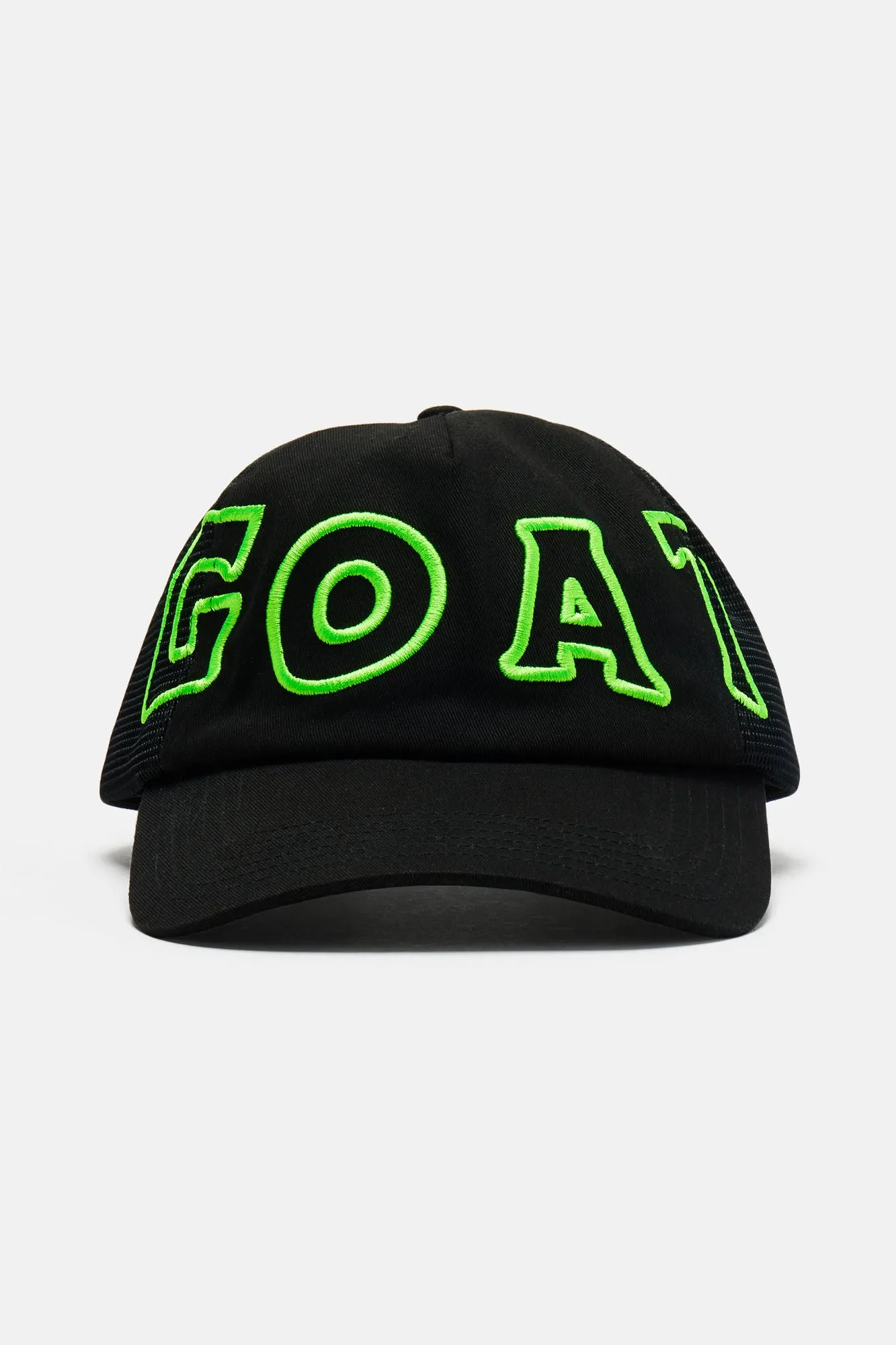 3D GOAT Snapback Hat - Black/Green