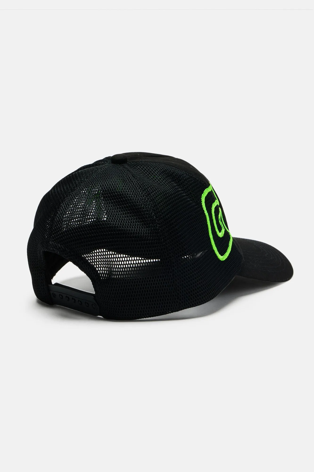 3D GOAT Snapback Hat - Black/Green