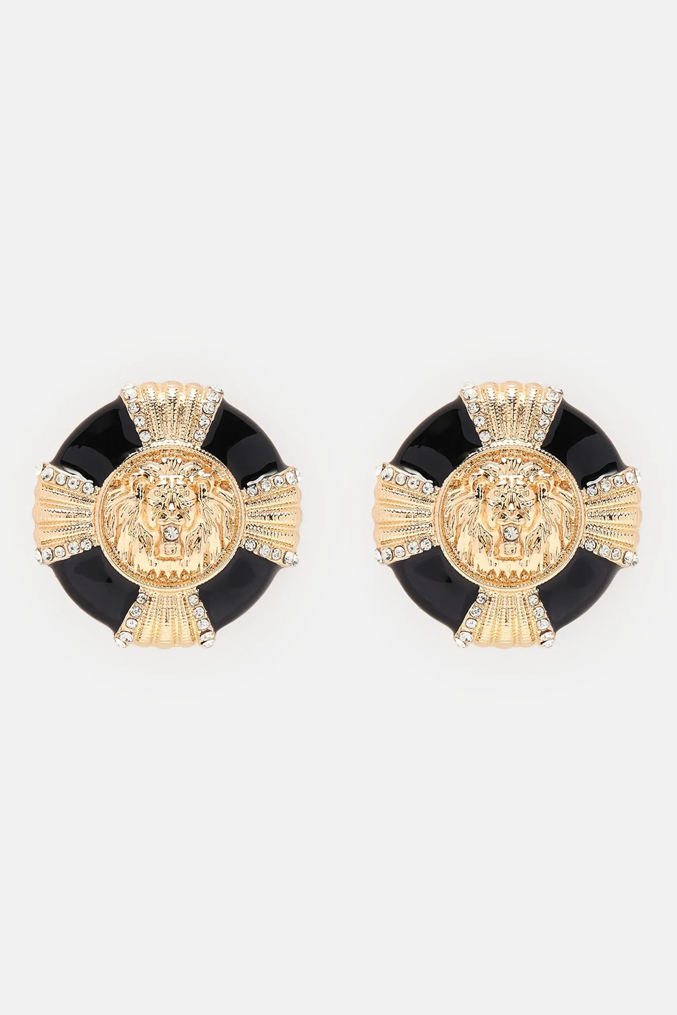 90's Classy Babe Earrings - Gold/combo