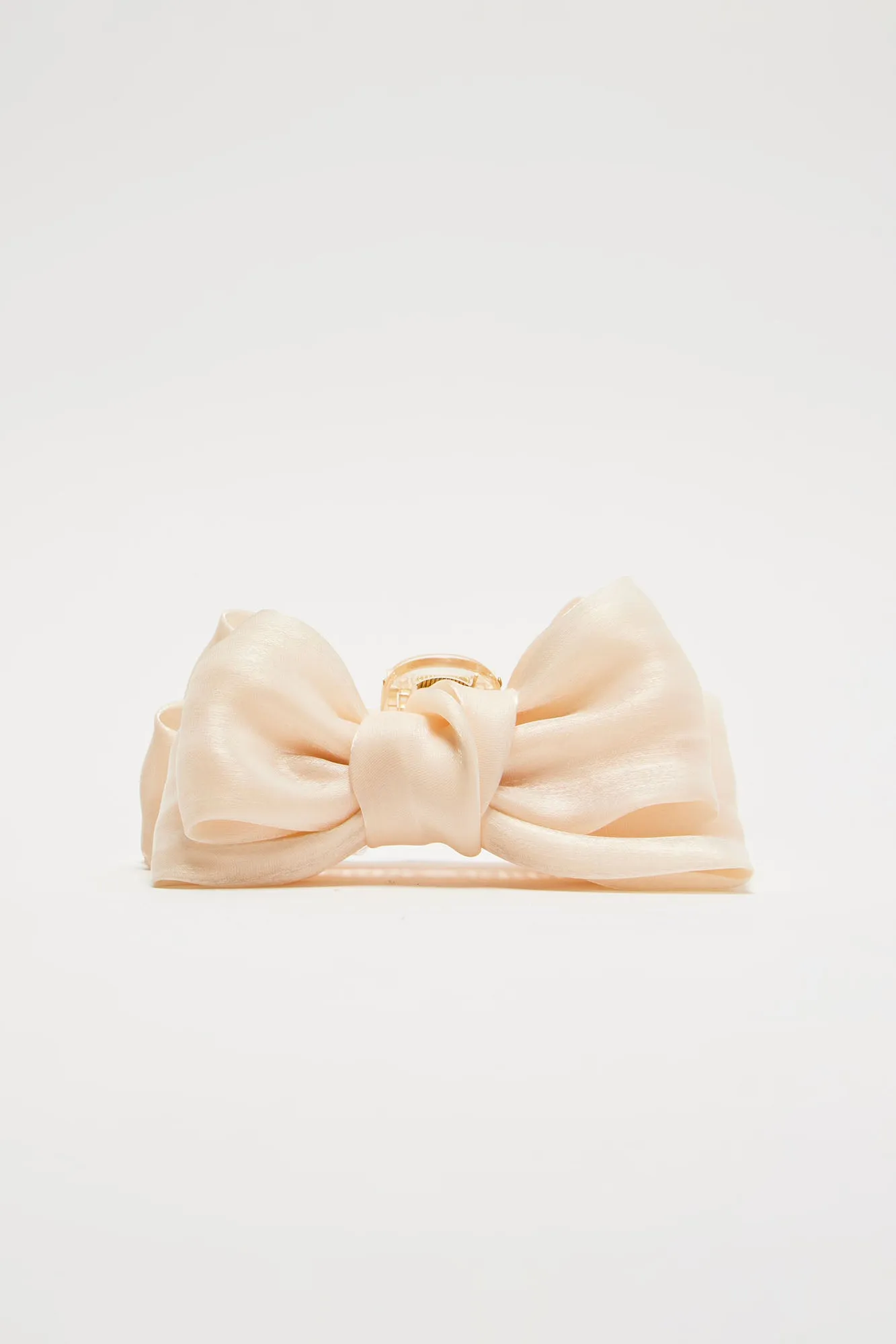 A Gift For You Bow Claw Clip - Ivory