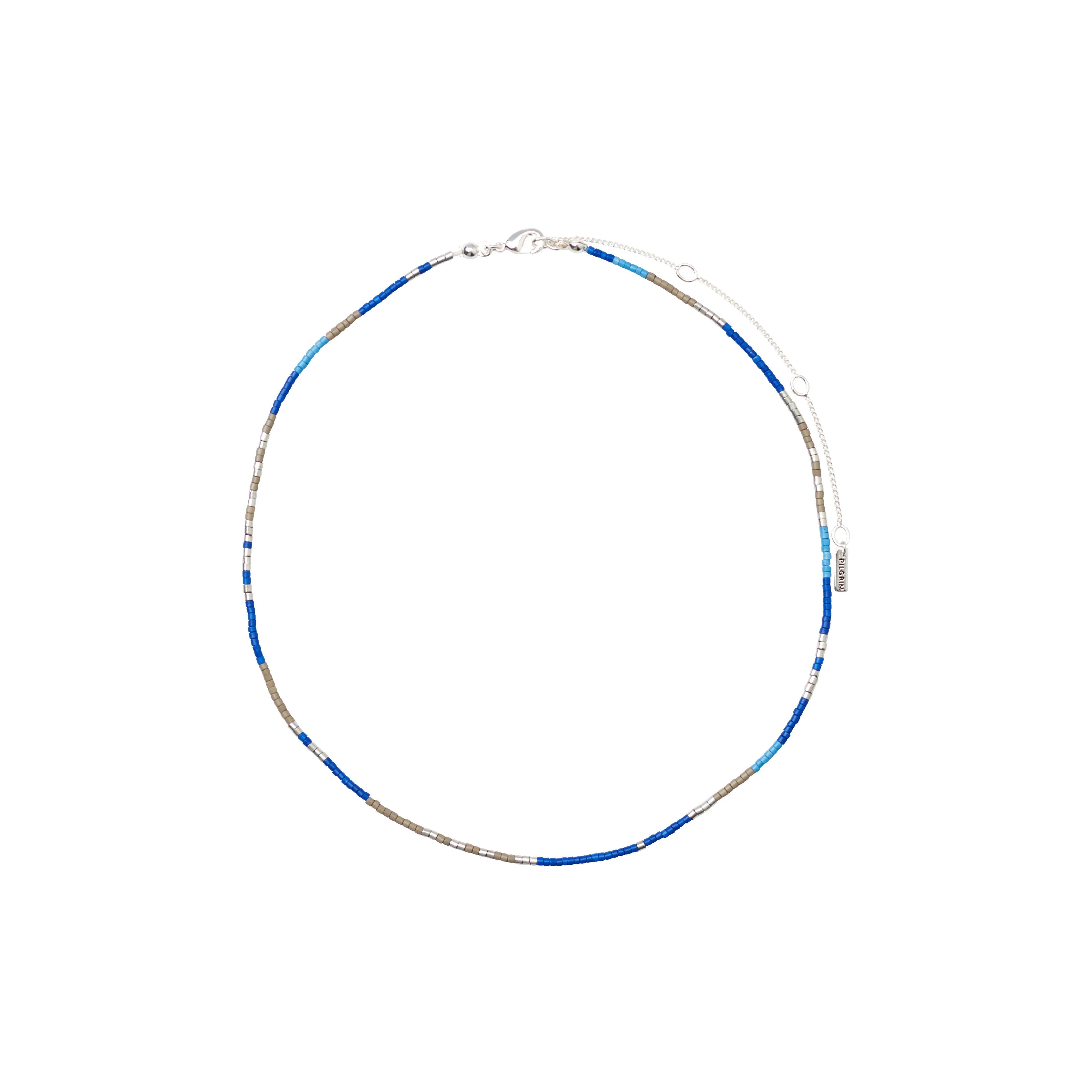 ALISON necklace blue, silver-plated