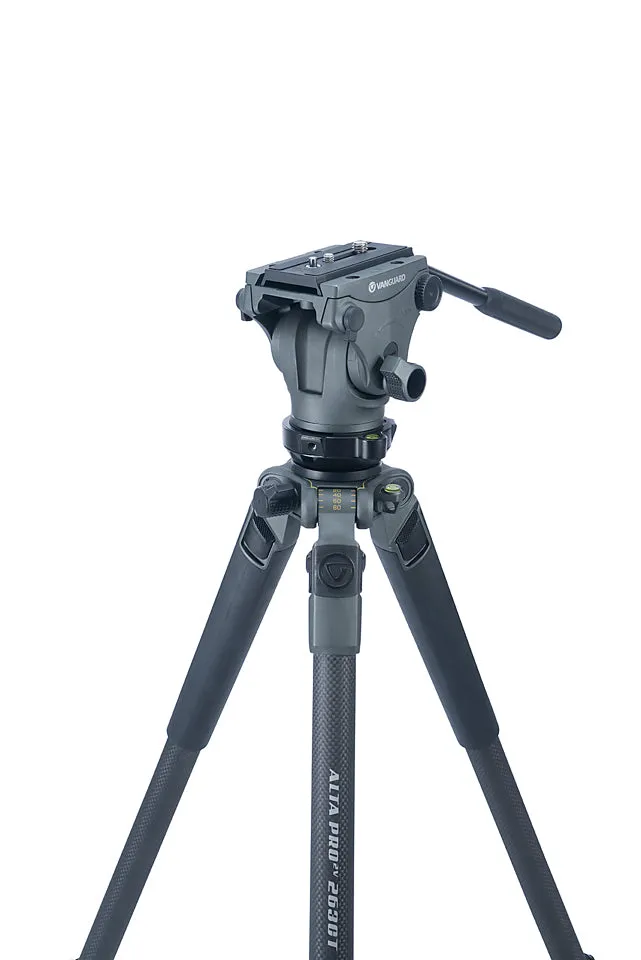 ALTA PRO 2V 263CVP Carbon Tripod with 2-Way Video Pan Head - Rated at 11lbs/5kg