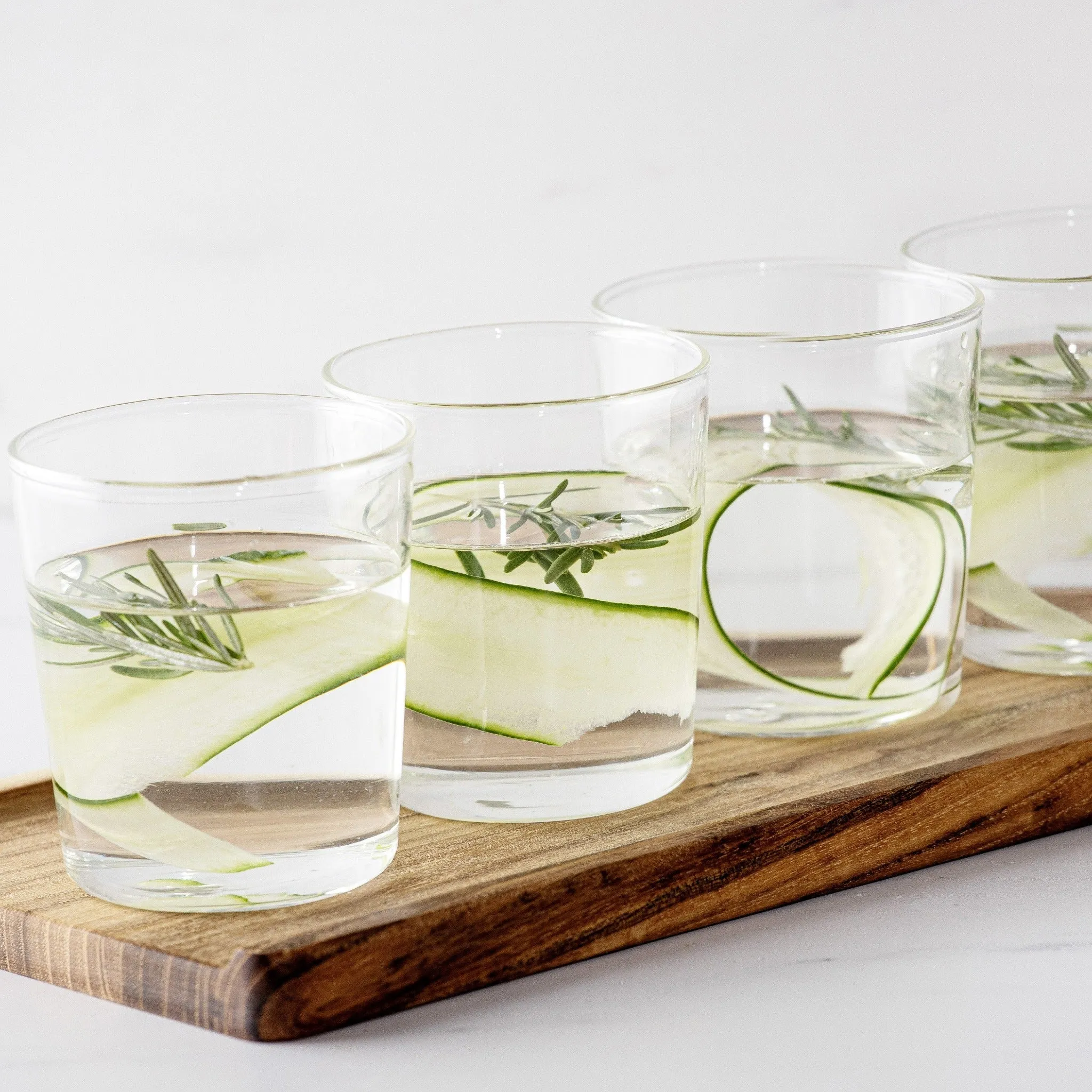 Alta - Stackable Glass Set Of 4 - Clear