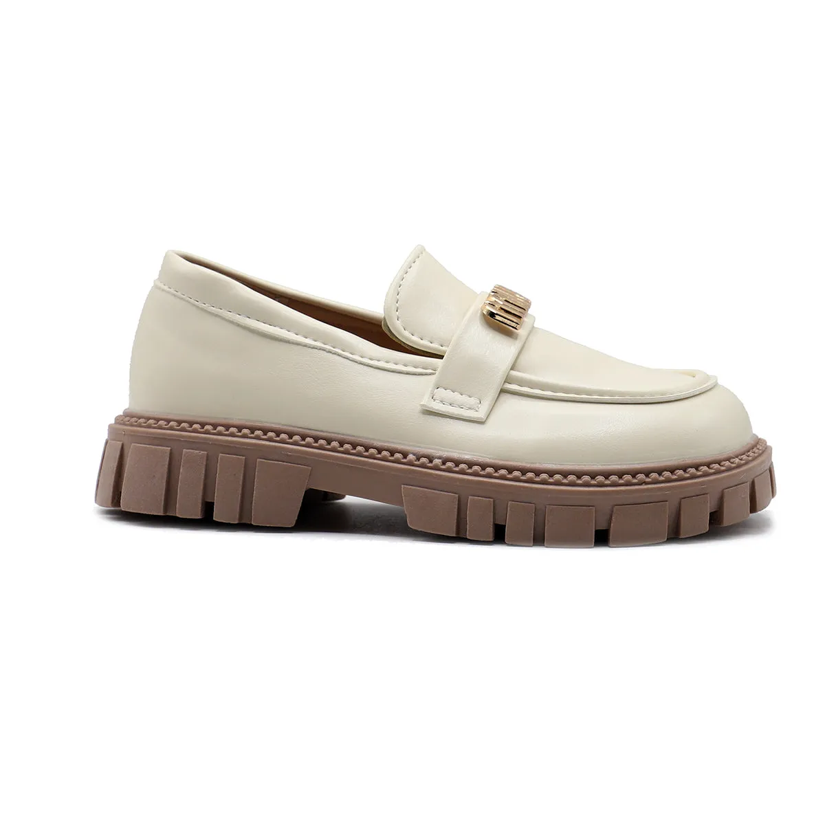 Beige Casual Moccassion G70072