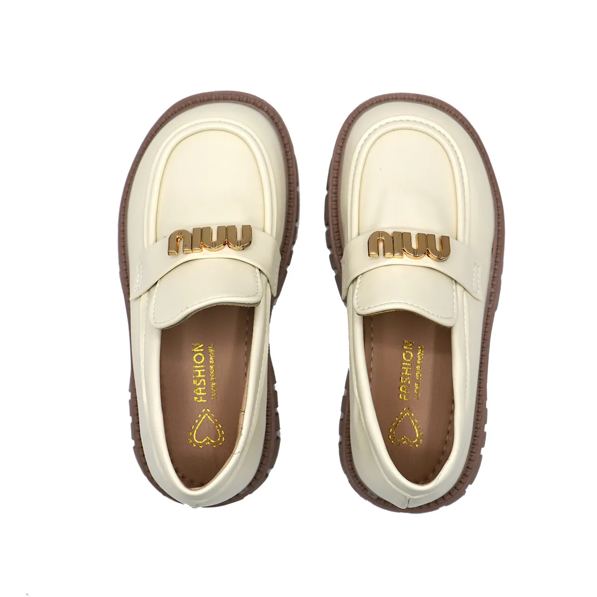 Beige Casual Moccassion G70072