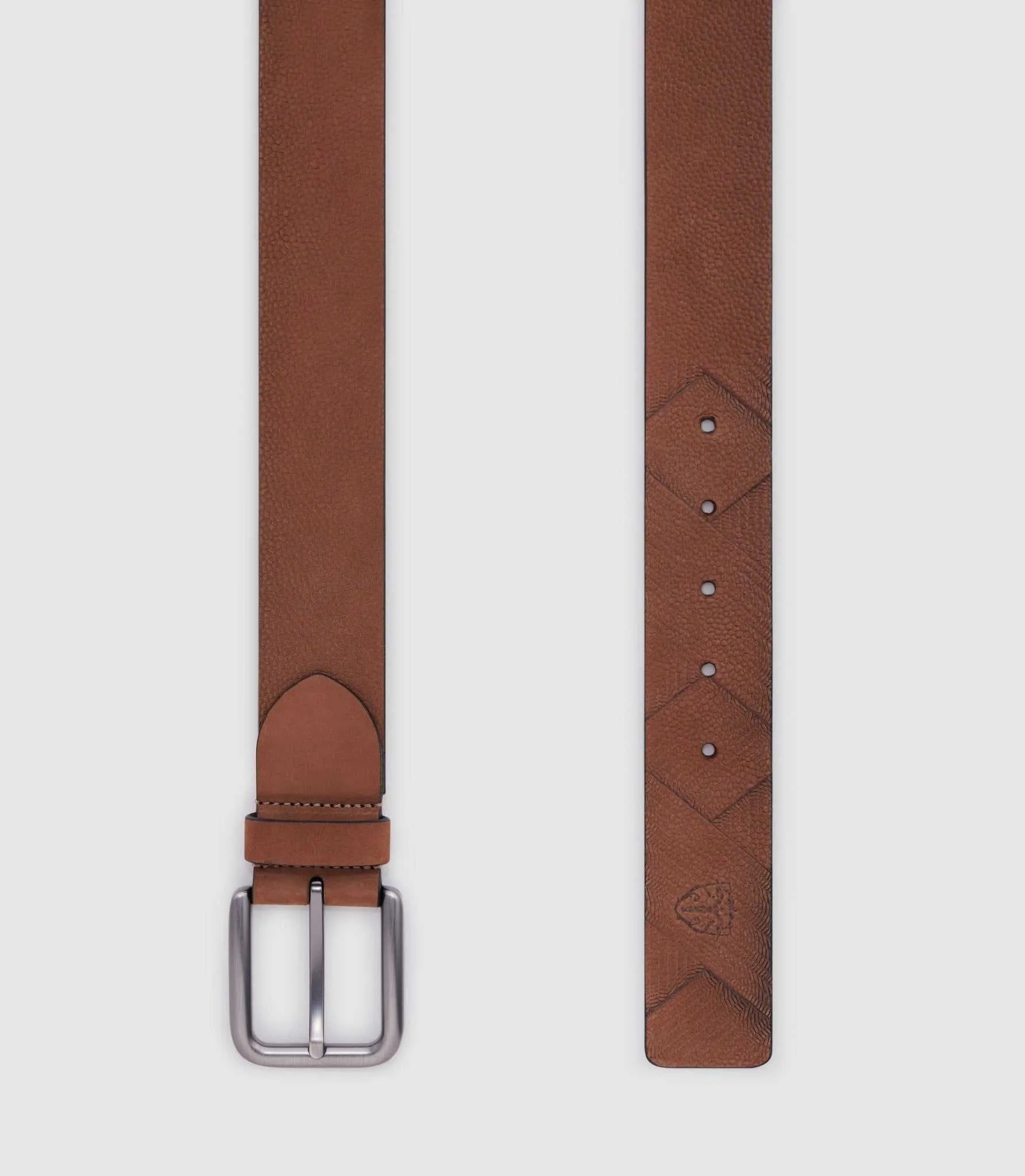 Ceinture 40mm en cuir marron clair "Nora"