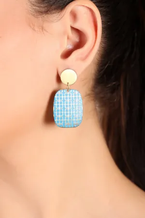 Disha Earrings, blue