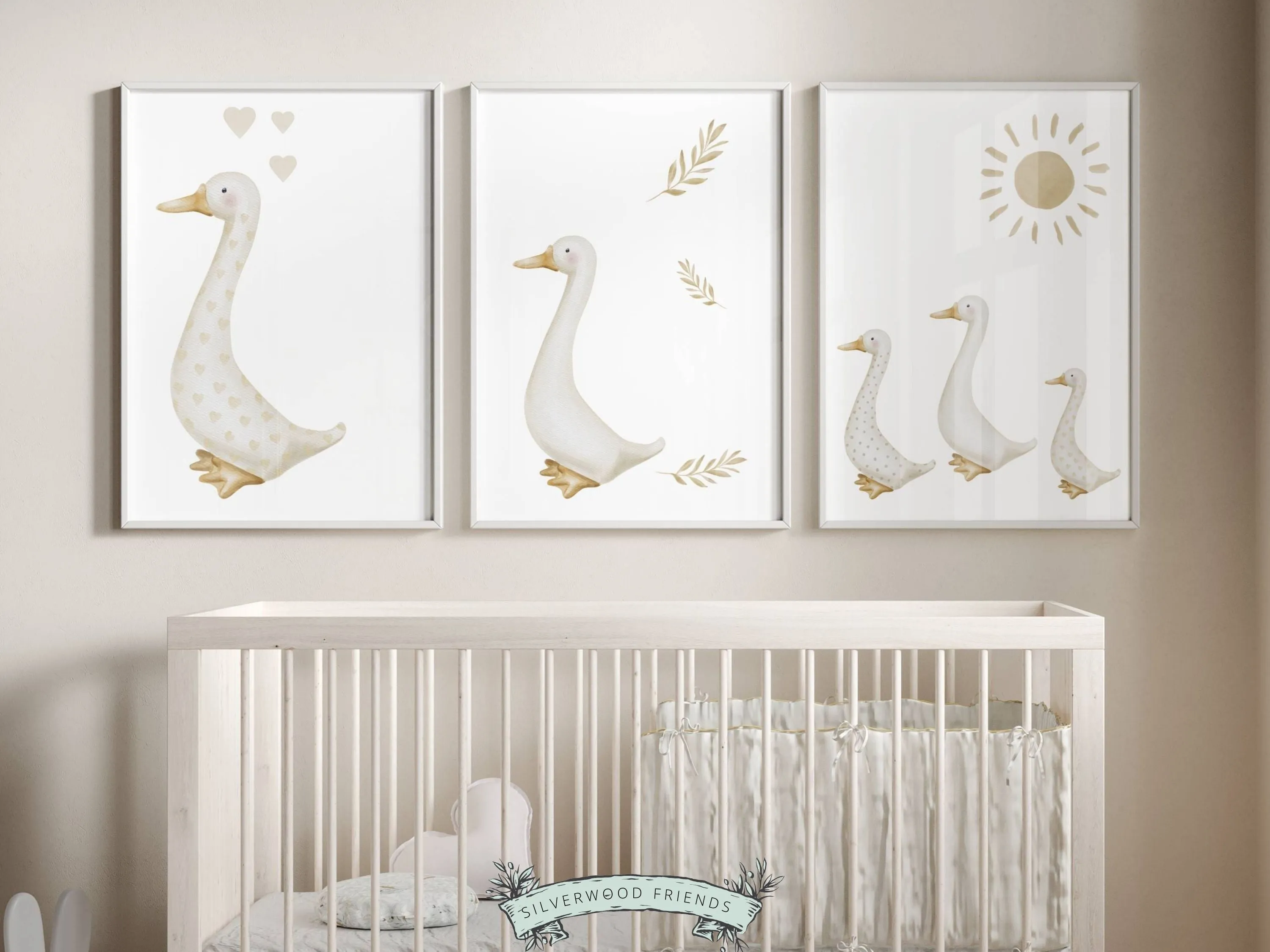 Duck Nursery Print Set of 3