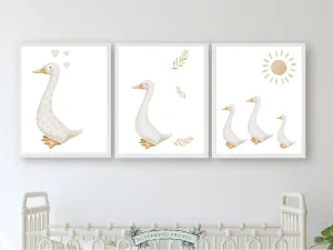 Duck Nursery Print Set of 3