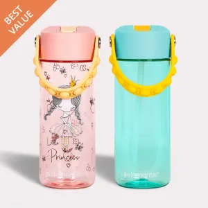 Elemental Splash 18oz Pop Bottle 2 Pack - Little Princess and Robin's Egg