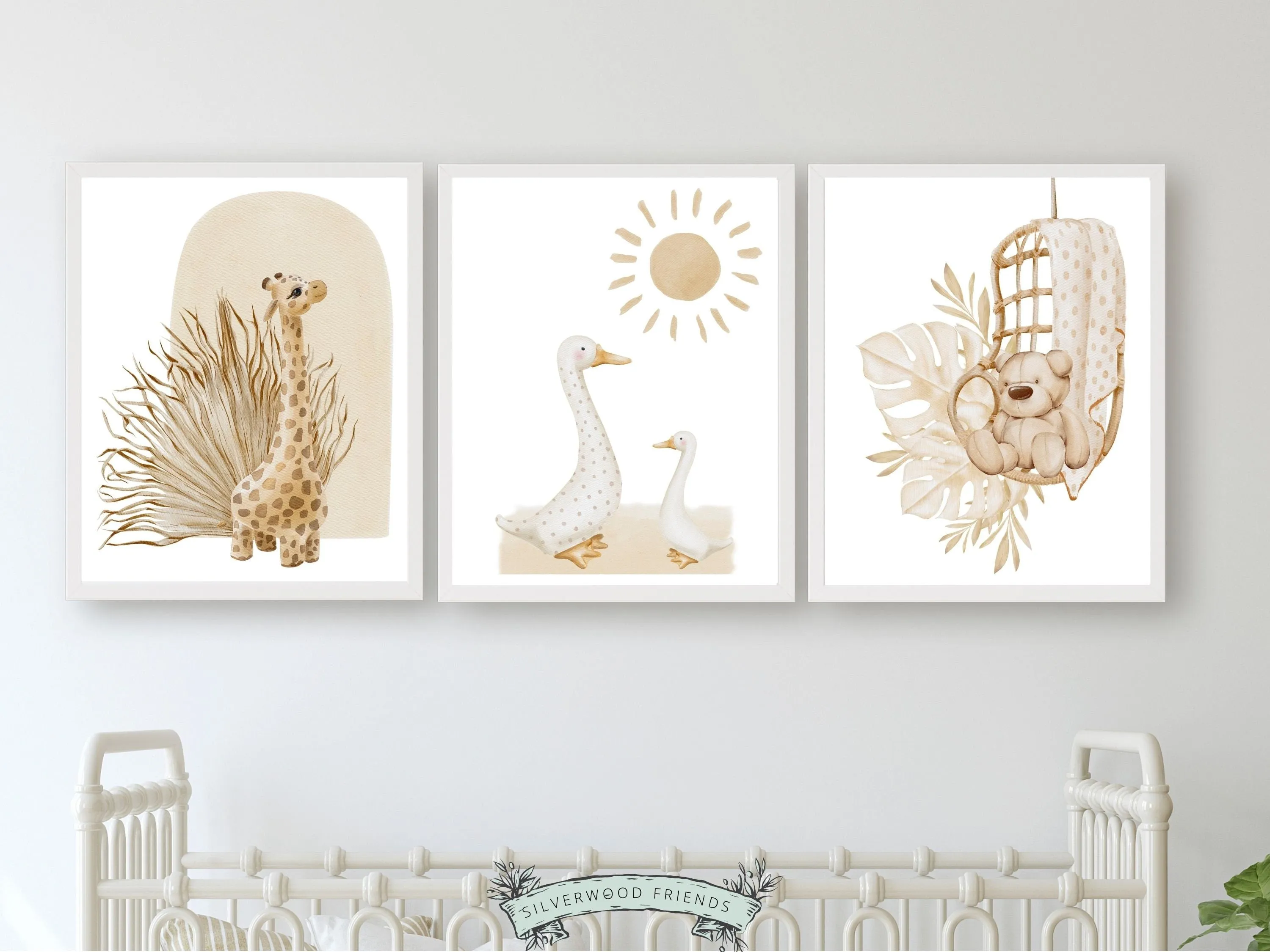 Gender Neutral Nursery Print Set