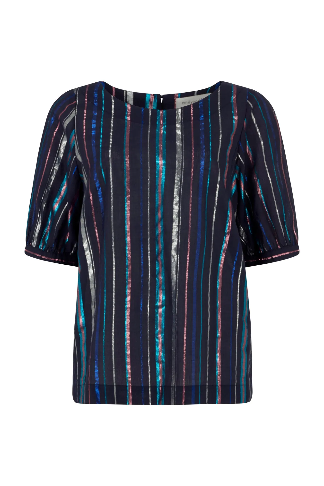 Georgia Fiesta Lurex Stripe Top