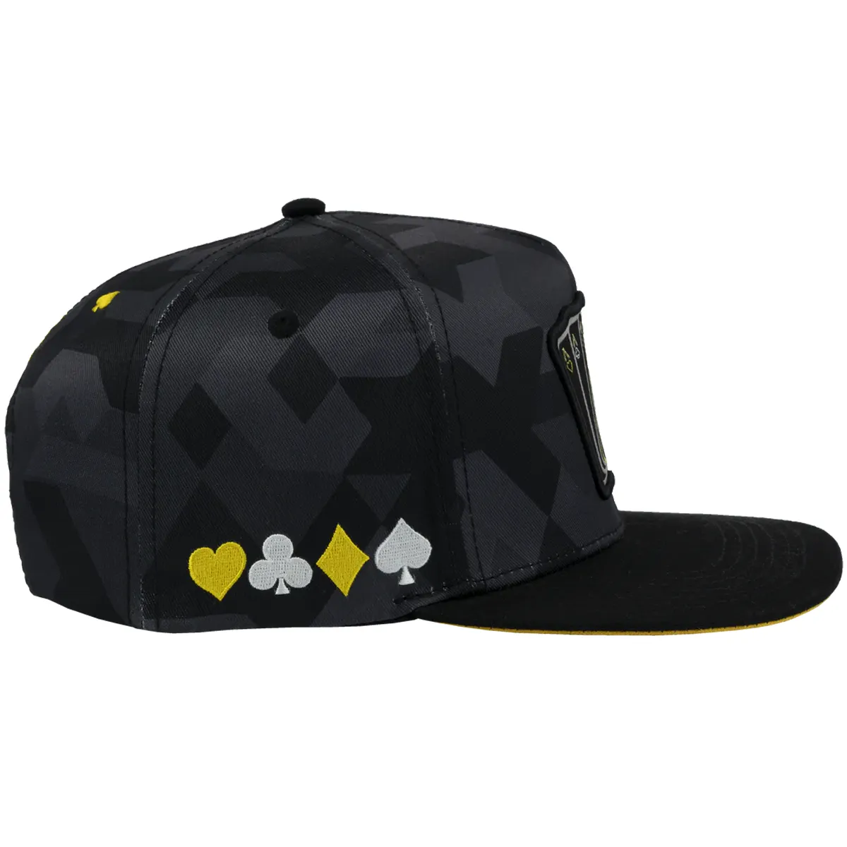 Gorra JC HATS Poker Camo Black Yellow