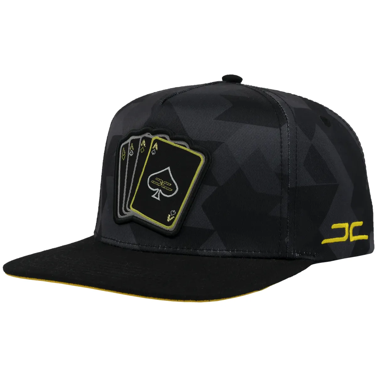 Gorra JC HATS Poker Camo Black Yellow