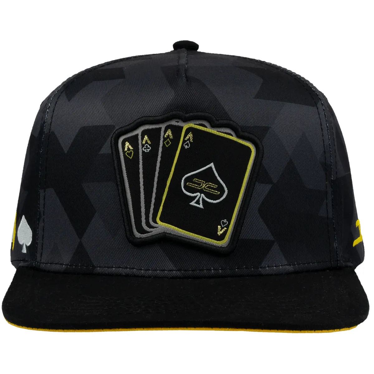 Gorra JC HATS Poker Camo Black Yellow