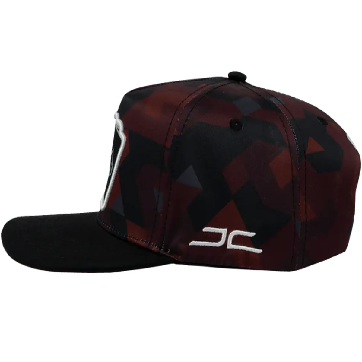 Gorra JC HATS Poker Camo Burgundy