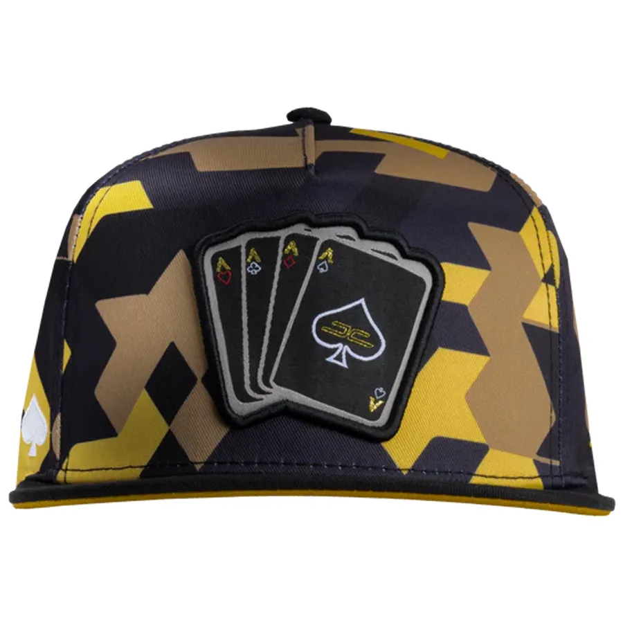 Gorra JC HATS Poker Camo Yellow