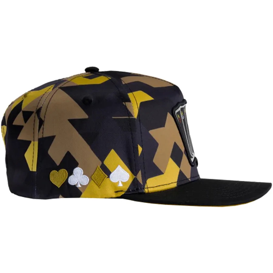 Gorra JC HATS Poker Camo Yellow