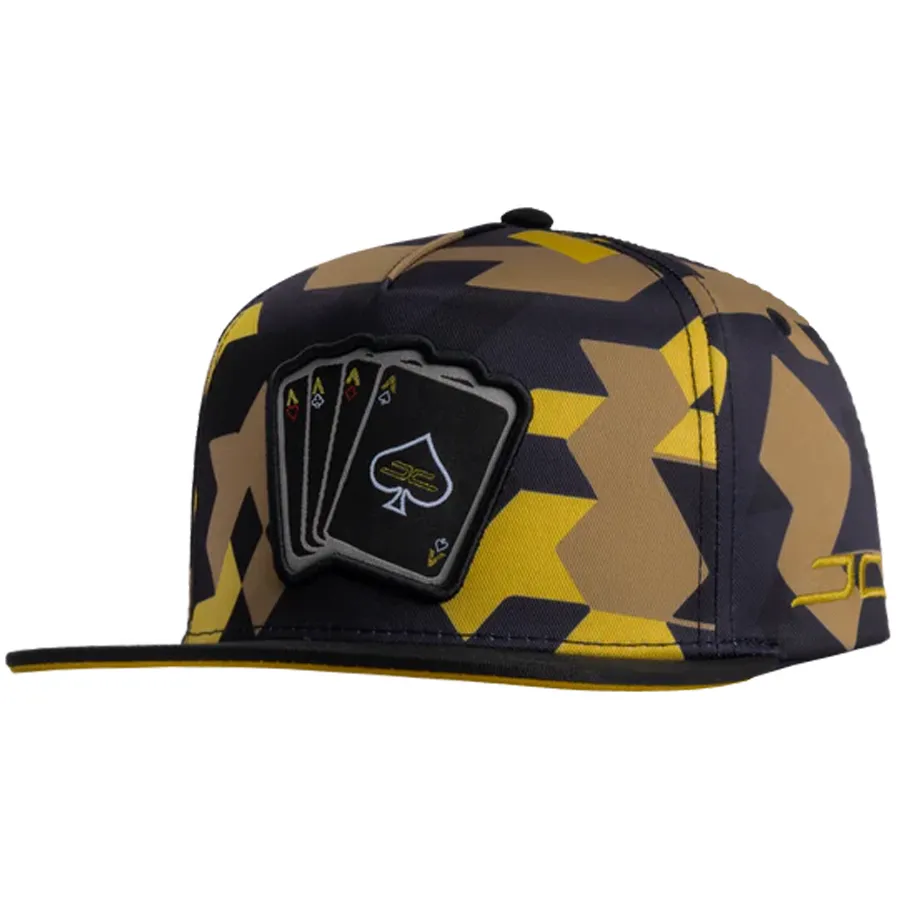 Gorra JC HATS Poker Camo Yellow