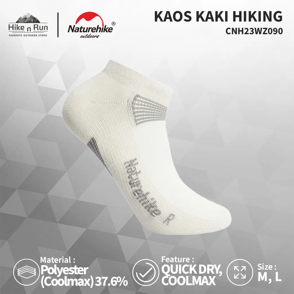 Kaos Kaki Hiking Sport Quick Dry Naturehike CNH23WZ090 Trekking Coolmax Socks