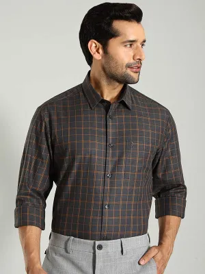 Men Checked Full Sleeve Cotton Shirt