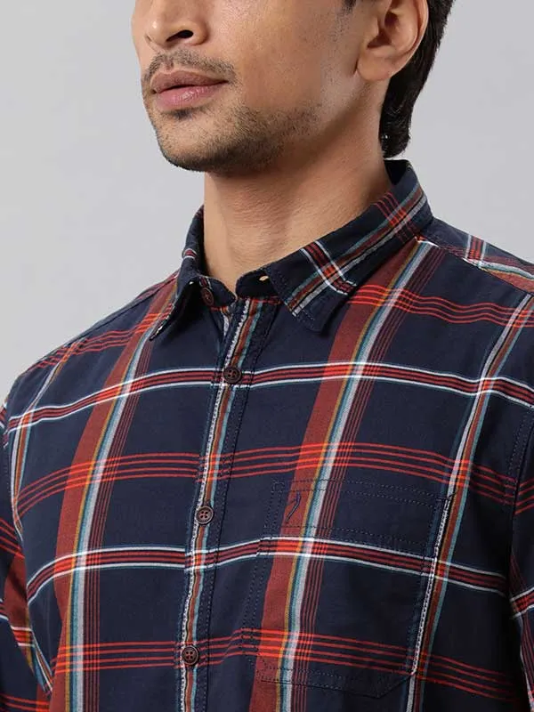 Men Checked Full Sleeve Cotton Shirt