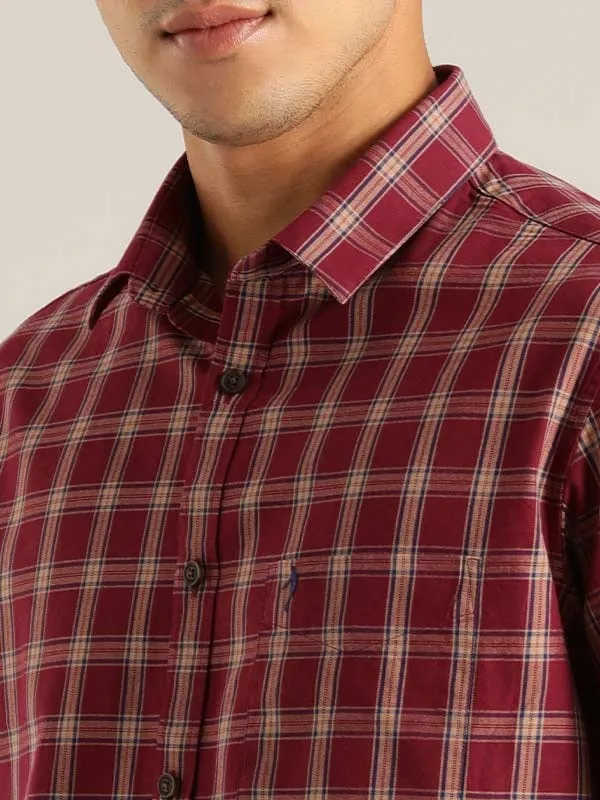 Men Checked Full Sleeve Cotton Shirt