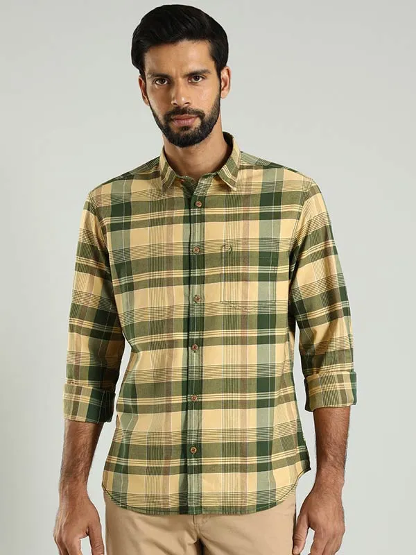 Men Checked Full Sleeve Cotton Shirt