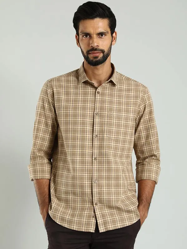 Men Checked Full Sleeve Cotton Shirt