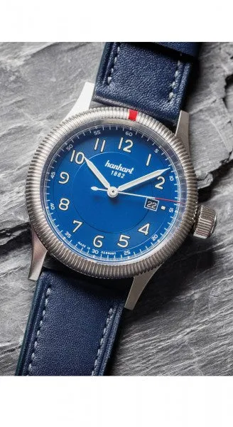 Montre Hanhart 1882 - Pioneer One Bleu