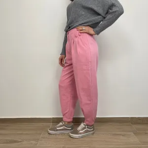 Pantaloni a vita alta rosa acceso Penelope Milano