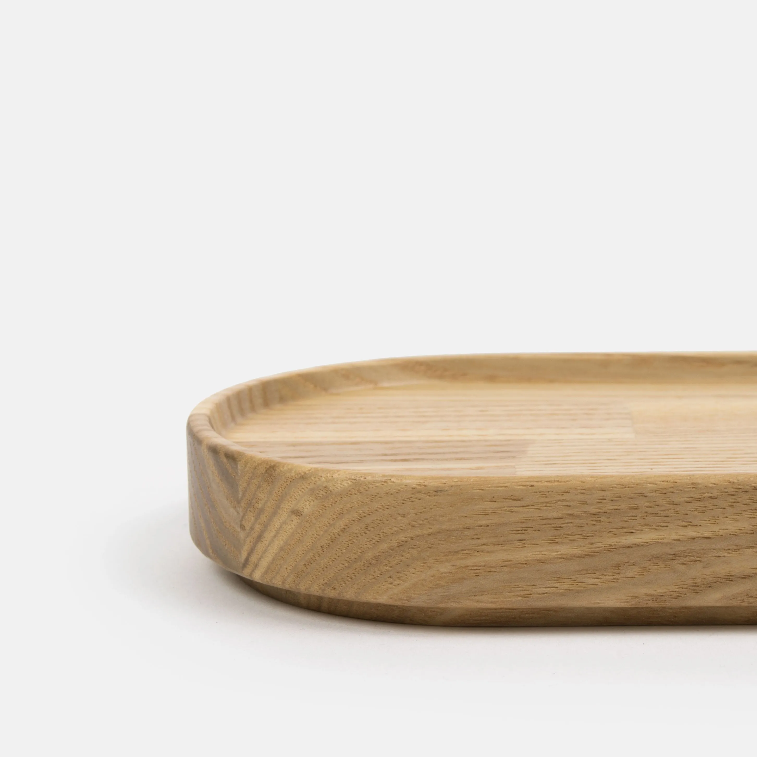 Short Oval Ashwood Tray