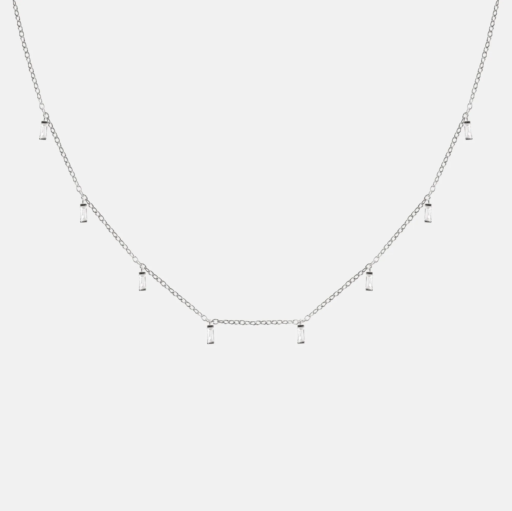 Sia Silver Necklace