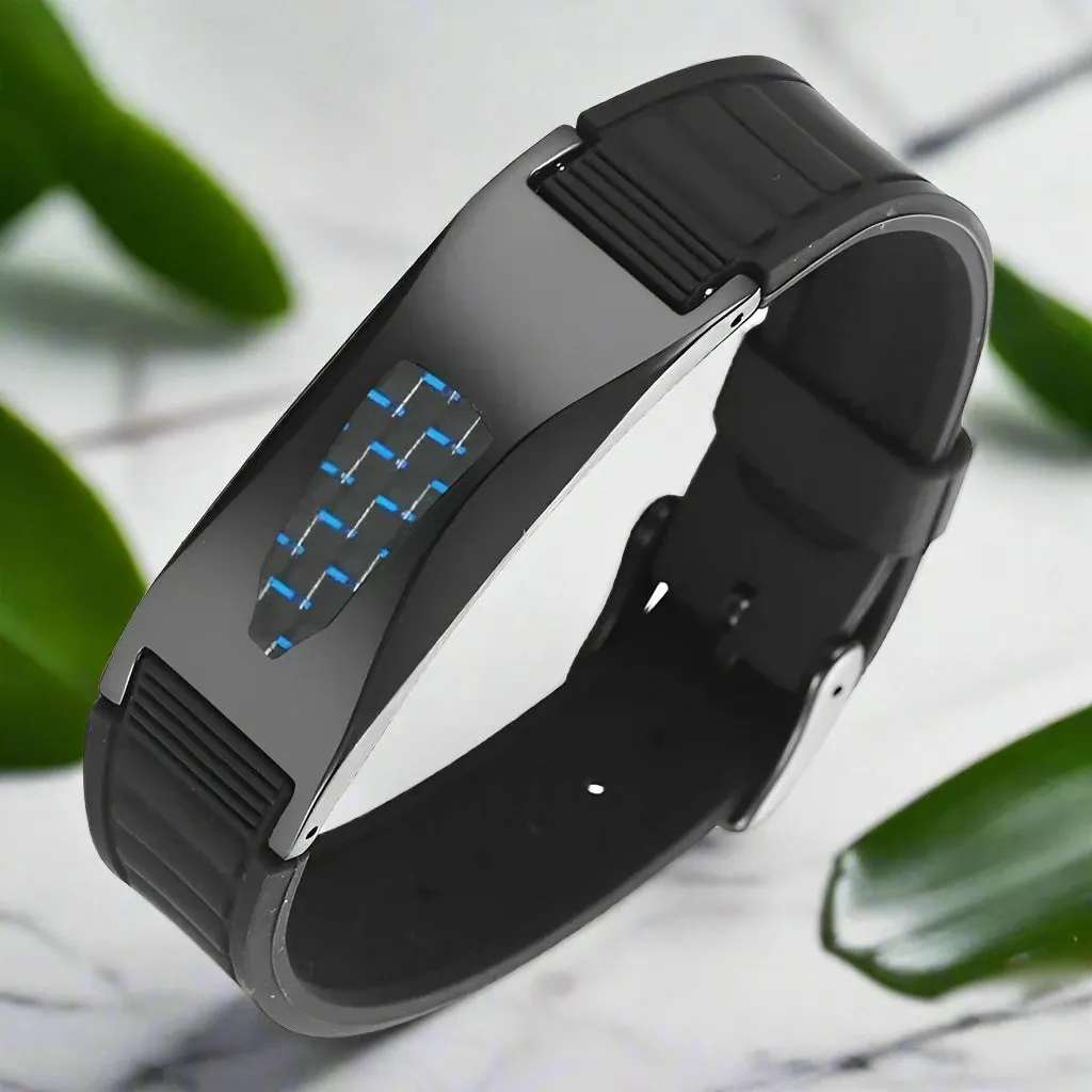 Silicone Anion Bracelet for Men Magnetic Carbon Fiber Bracelets Titanium for men and women