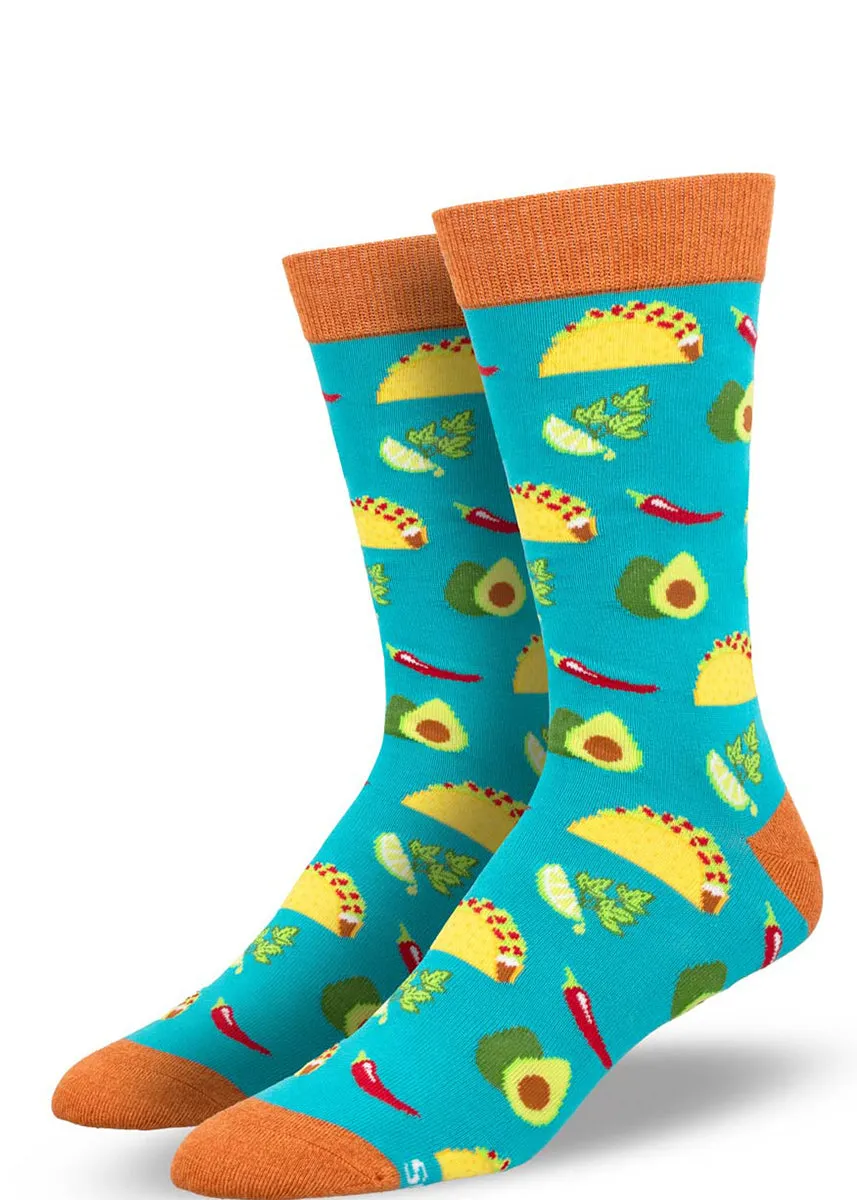 Taco Fiesta Men's Bamboo Socks