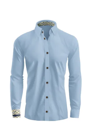 Vercini Cerulean Serenity Casual Shirt